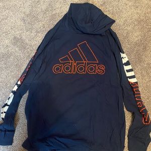 Adidas long sleeve shirt with hood